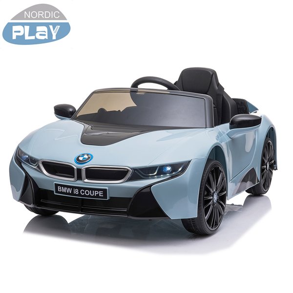 Sähköauto BMW I8 12V pehmytrenkailla (EVA) NORDIC PLAY Speed