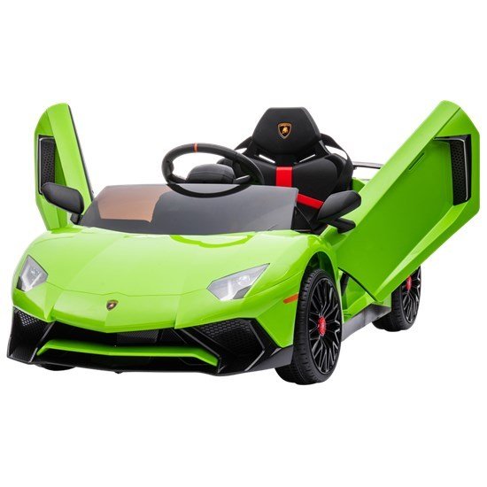 Sähköauto Lamborghini Aventador, 12V, limenvihreä NORDIC PLAY Speed